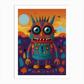 Mexican Monster Art Print