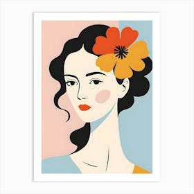 Portrait Of A Woman 1 Art Print