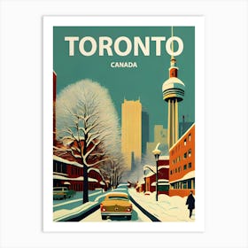 Toronto Canada Retro 1 Art Print