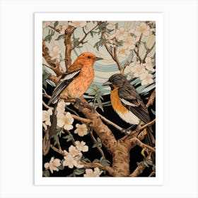 Two Birds Art Nouveau Poster 15 Art Print