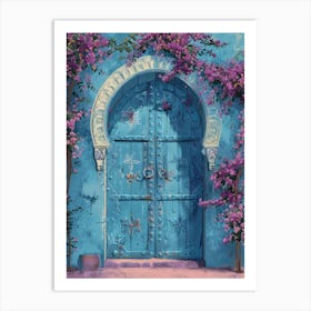 Blue Door 55 Art Print