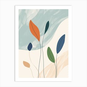 Abstract Leaves 2 Art Print