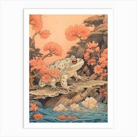 Vintage Japanese Toad 2 Art Print