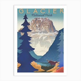 Glacier National Park Art Print