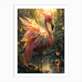 Flamingo Art Print