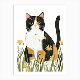 Calico Cat 2 Art Print