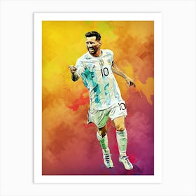 Lionel Messi 2 Art Print