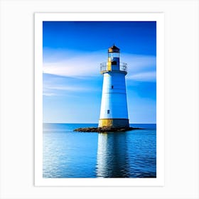Lighthouse Waterscape Photography 2 Art Print