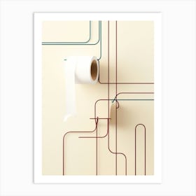 Toilet Paper Holder Art Print