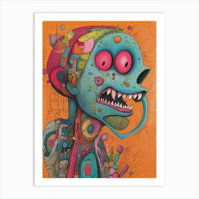 Sexy Monster Art Print