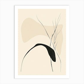 Black And White Abstract Art Print