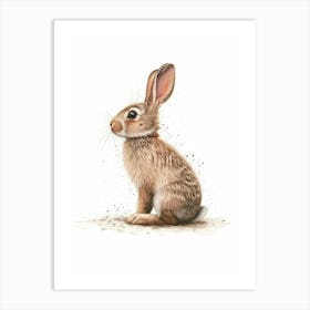 Britannia Petite Rabbit Nursery Illustration 4 Art Print