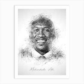 Mahershala Ali Art Print