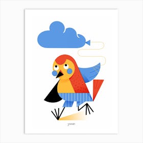 Bird And Cloud Art Print
