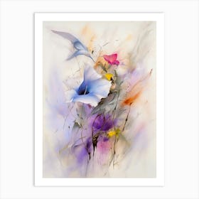 morning flowers Art Print