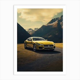 Maserati Granturismo 5 Art Print