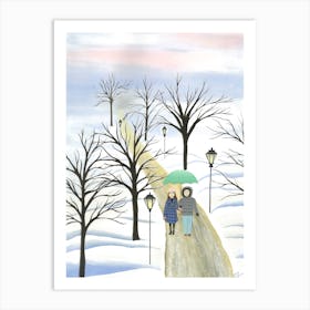 Winter Art Print