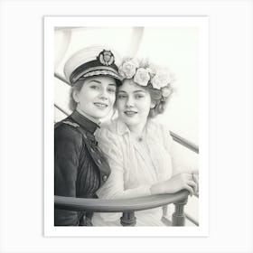 Titanic Ladies Photography 1 Art Print