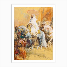 Chieftain Or The Caid El Ayadi, Henri Rousseau Art Print