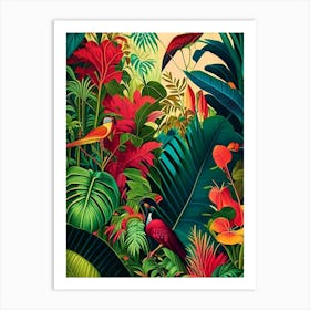 Tropical Paradise 3 Botanical Art Print