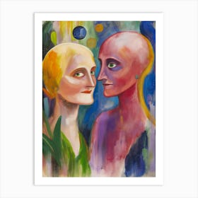 Angela S Love Story 15 Art Print