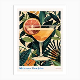 Art Deco Daiquiri 2 Poster Art Print