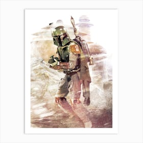 Star Wars Boba Fett 1 Art Print