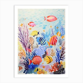 Coral Reef Art Print