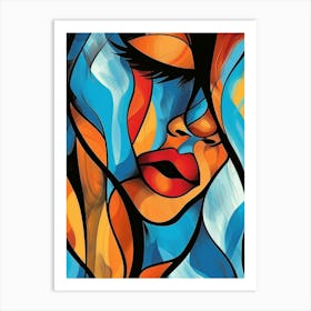 Abstract Of A Woman 62 Art Print