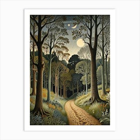 William Morris Path In The Woods Art Print