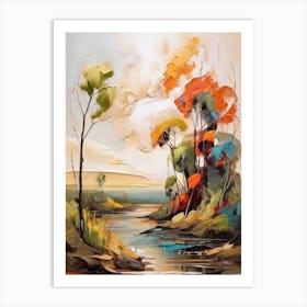 Abstract Landscape Painting 5 Art Print