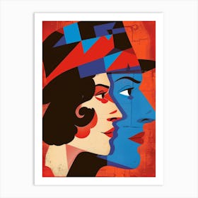 Woman In A Hat 78 Art Print