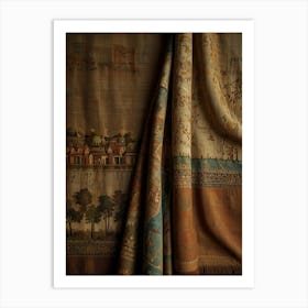 Shawl Painting Art Print