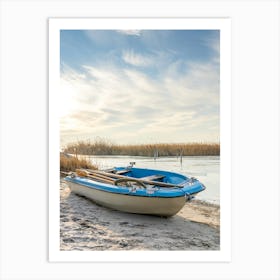 Paddle Boat On The Beach Art Print