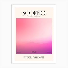 Scorpio 1 Zodiac Sign Art Print
