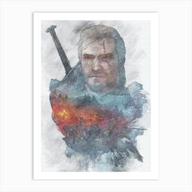 The witcher 2 Art Print