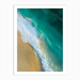 Aerial View Of A Beach 13 Art Print