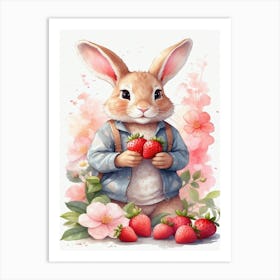 Wild rabbit Art Print