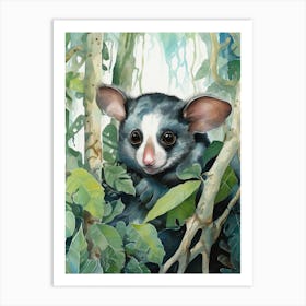 Adorable Chubby Playful Possum 2 Art Print