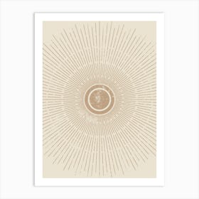 boho Sunburst Art Print