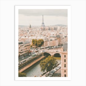 Paris From Above Art Print