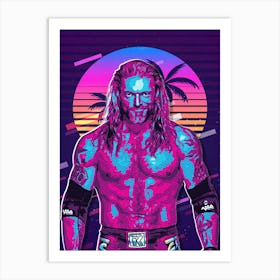 Edge 80s Retro Art Print