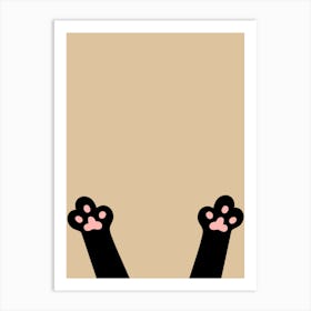 Cat Paws Art Print