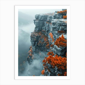 Rocky Cliffs Art Print