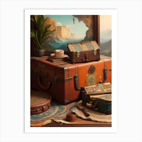 The Bohemian Adventurous And Nomadic Spirit Series - 1 Art Print