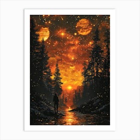 Starry Night 4 Art Print