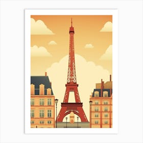 Paris Skyline Art Print