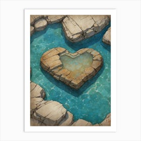 Heart Of Stone 3 Art Print