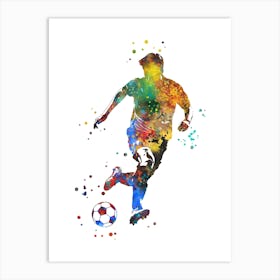 Soccer Player 2 Art Print