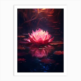 Lotus Flower 1 Art Print